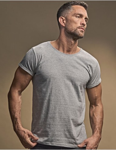 TEE-5062-Mens Roll-Up Tee